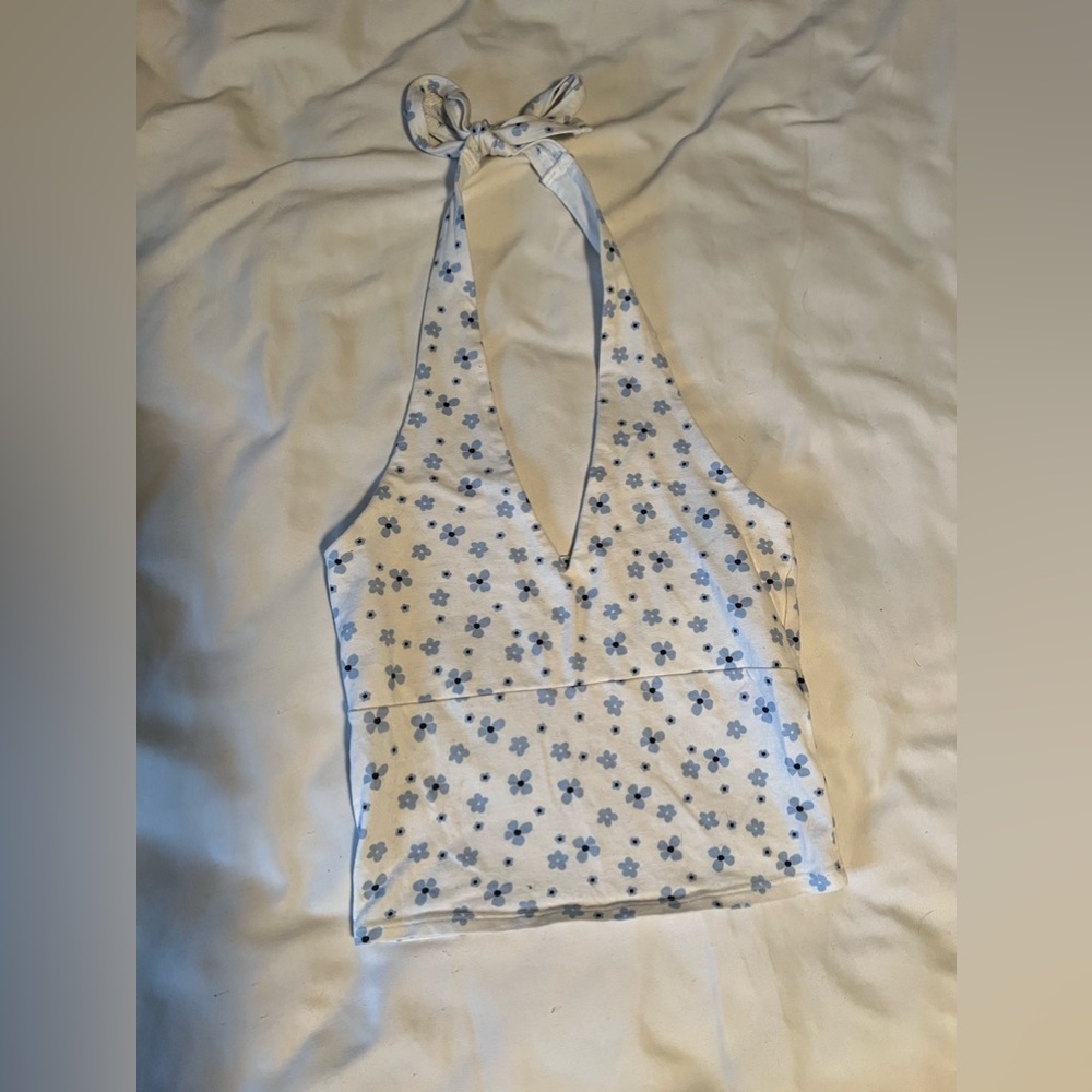 Hollister flower crop top